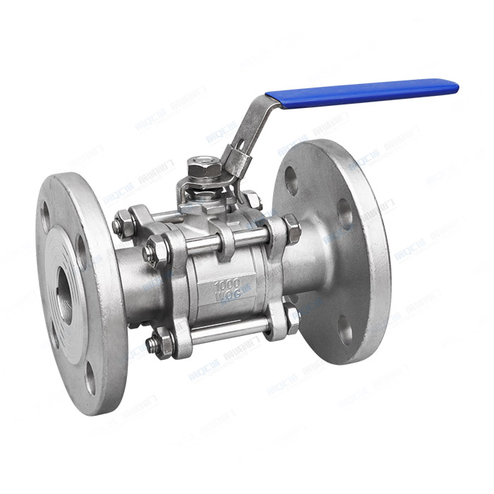 三片式法兰球阀